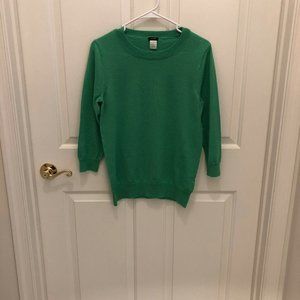 Kelly Green Jcrew Tippi Sweater